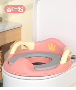 <span class=keywords><strong>Asiento</strong></span> de entrenamiento portátil para niños pequeños con asas para niños y niñas, orinal de entrenamiento con estampado de <span class=keywords><strong>corona</strong></span>, inodoro con cojín de <span class=keywords><strong>asiento</strong></span> suave - Product Image 4