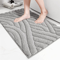 Tapis de bain luxueux, doux, antidérapants, absorbants, pour hôtel, salle de bain, lavables, tapis de sol antidérapants pour salle de bain