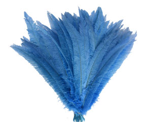 50 ، ريش نعام ناندو للحفلات المنزلية ، مزهرية زفاف ، ديكور يدوي ، قبعة زهور ، إكسسوارات أغطية رأس - Product Image 5