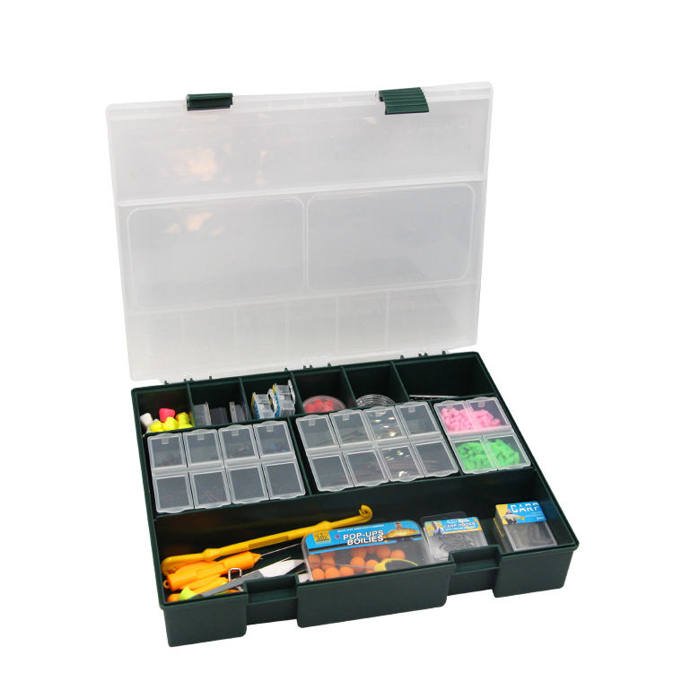 carp fishing tackle boxes Korda Box Bundle Matte black 5 x Pop up corn (1 x Yellow Selco Carp Box - High