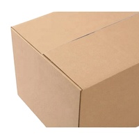 Caja de envío de cartón pequeño al por mayor, embalaje de cartón corrugado con logotipo personalizado, envío de regalo por correo, contenedor de caja móvil para entrega de embalaje