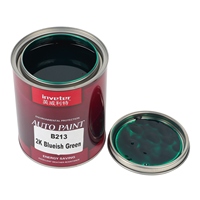 Peinture automobile 2K Acrylique Vert Solide Brillant B213 Haute Couvrance pour Retouche, Revêtement Liquide, Application par Pulvérisation, Inveter