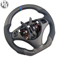 Volant en fibre de carbone mat personnalisé pour BMW E92 E90