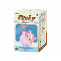 100% Authentique POPMART PUCKY Biqi Is Closed Today Série de pendentifs en vinyle et peluche Boîtes mystères Cadeaux mignons Boîte surprise Jouet unisexe