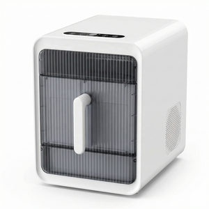 Machine à glaçons électrique portable de comptoir 15 kg/24h, fabrication rapide de glaçons en forme de balle en 10 minutes, auto-nettoyante, usage domestique/commercial - Product Image 2