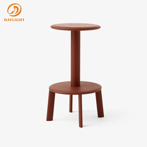 <span class=keywords><strong>Tabouret</strong></span> <span class=keywords><strong>de</strong></span> <span class=keywords><strong>bar</strong></span> moderne et minimaliste en bois massif, design à deux niveaux avec assise ronde et pieds coniques en orange chaud pour <span class=keywords><strong>bar</strong></span> et comptoir <span class=keywords><strong>de</strong></span> cuisine - Product Image 4
