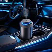Diffuseur de parfum intelligent portable rechargeable pour voiture, LED froide, vente en gros, fournisseur d'emballages personnalisés avec logo automobile