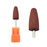 HYTOOS Broca de Silicona para Uñas de 12*24mm, 7 Colores, 3/32", Broca Eléctrica Rotativa, Accesorios para Manicura, Herramientas de Pulido para Salón de Uñas
