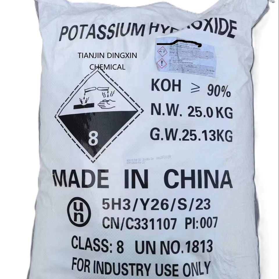 Potssiu Potassium Hydroxide Flake KOH Potassium Hydroxide White Flake ...