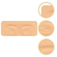 Silicone sourcil tatouage pratique peau microlame maquillage peau tranche sourcil modèle eyeliner tatouage latex peau