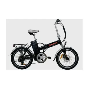 Bicicleta eléctrica plegable, llanta ancha, remolque, 36V, 250W, precio competitivo