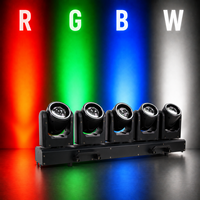 Barre lumineuse LED longue 5x80W RGBW 4-en-1 avec rotation infinie, contrôle DMX512 RDM, éclairage de scène pour événements DJ