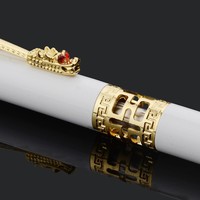 Stylos Bille Métalliques Personnalisés 0,5 mm avec Logo Gravé au Laser, Design Animal Unique, Coupe de Précision, pour Bureau et Entreprise - Vente en Gros