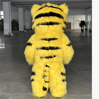Costume de mascotte gonflable personnalisable en forme de tigre ou de lion, avec sphère, 2m/2.6m, pour événements, cosplay et publicité
