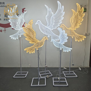 Large Bird Background Lights Peace <strong>Dove</strong> Lights Other <strong>Wedding</strong> <strong>Decoration</strong> Road Guide Light Stand for <strong>Wedding</strong> Aisle <strong>Decoration</strong> - Product Image 5