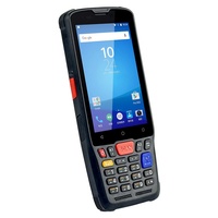 工业数据采集器 4+64GB 手持式电脑 4 英寸 Android 14 八核 2.0GHz 条码扫描仪 坚固型 PDA 4G SIM/TF 双卡双待