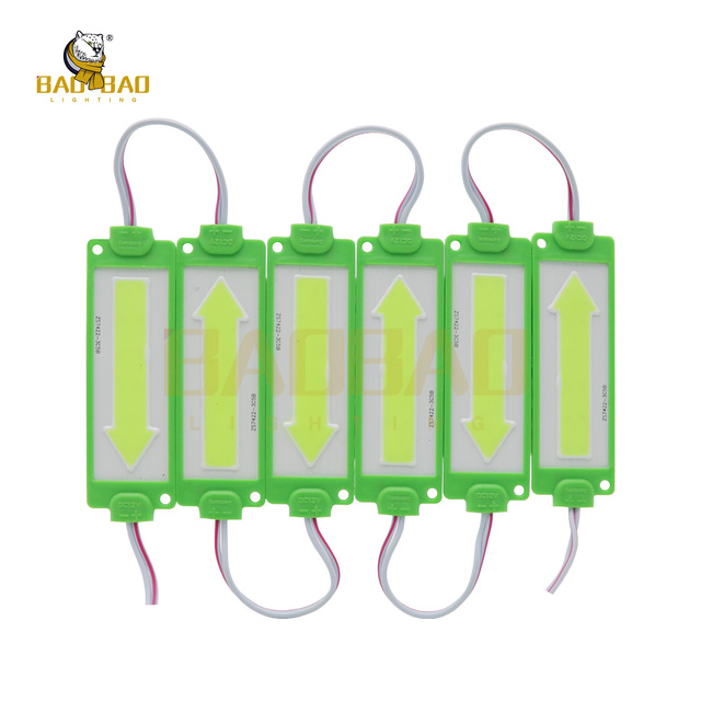 12V RGB Arrow Lamp White Blue Green Red pink Decorative Atmosphere Lights Flashing Smart Chips Waterproof LED Module Lights