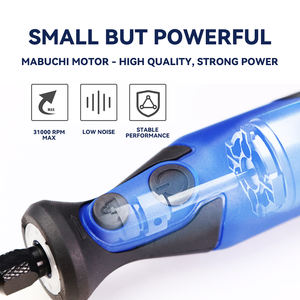 <span class=keywords><strong>Kit</strong></span> de Herramienta Rotativa Inalámbrica Mini de 7.2V <span class=keywords><strong>Taladro</strong></span> Eléctrico 5 Velocidades 32 Piezas para Lijar Pulir Taladrar Grabar Amolar - Product Image 6