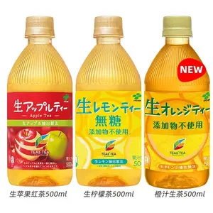 Japan Geïmporteerde 500Ml * 24 Flessen Sinaasappelsap Zwarte Thee Drinken Gezonde Vrijetijdstheedranken