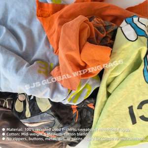 IMPA 232909 10KG 25KG Chiffons de nettoyage industriels, lingettes, chiffons en T-shirt, chiffons en coton industriels - Product Image 4