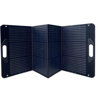 Chargeur solaire portable flexible FadSol FD-PV-200 haute efficacité 200W noir, panneau solaire pliable pour le camping et la randonnée en extérieur