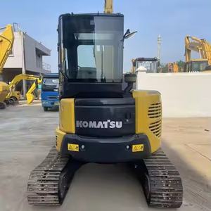 Venta superior Mini excavadora usada 5,5 toneladas Japón Komatsu PC55MR pequeña excavadora sobre orugas componentes de núcleo engranaje para la venta - Product Image 6