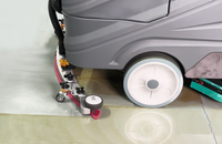 Nettoyeur de sols automatique V8 à batterie électrique pour sols durs, carrelages, béton et sols époxy