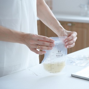 Factory Wholesale Reusable Breast Milk Storage Bags Single Pack Bpa Free Pre-sterilized Breastmilk Bag