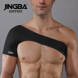 JINGBA Dropshipping A mazon hot selling Customize Neoprene Adjustable Compression Shoulder Brace Support Belt Pressure Pad