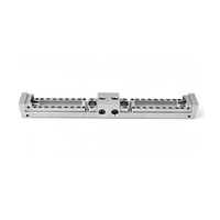 Base de module linéaire usinée CNC en acier inoxydable/aluminium pour équipement semi-conducteur, module linéaire sous vide haute précision percé