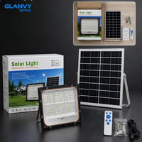 500W 800W Hochleistungs-Solar-Flutlicht IP65 Outdoor ABS Fernbedienung Timer Split-Panel Industrie-Stadion-LED-Wandmontage-Flutlicht
