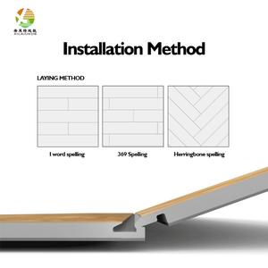 Piso Vinílico de Lujo con Textura de Madera, Láminas de Vinilo para Interiores, Resistentes al Agua, de 4-8 mm de Grosor, Piso SPC Ecológico para Uso en Hoteles - Product Image 3
