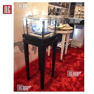High grade luxury glass jewelry display cabinet shop layout jewelry display cabinet