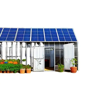 Umwelt freundliche Landwirtschaft Solar betriebene landwirtschaft liche Gewächs häuser