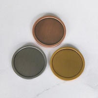 Pièce d'or personnalisée pas cher sans frais de moule 30mm 40mm 50mm pièce de monnaie vierge en cuivre laiton fer pièce de défi pour laser