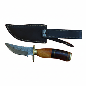 Cuchillos de caza de acero damasco para exteriores para minoristas - Product Image 1