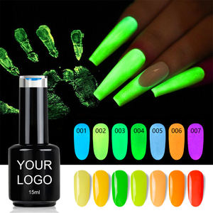 Private Label Glow in Dark Neon Color <strong>Gel</strong> Flash Disco <strong>Gel</strong> Nail Polish Semi Permanent <strong>UV</strong> <strong>Gel</strong> - Product Image 4