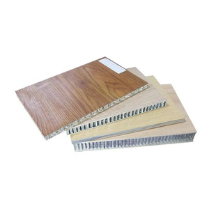 Panneau en aluminium nid d'abeille à grain de bois 1200 mm, résistant au feu, pour mur extérieur, design moderne - Product Image 1