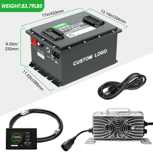 <b>48V</b> 105Ah Golf Cart Solar System Lifepo4 <b>Battery</b> Pack Lithium Iron <b>Battery</b> 51.2V 1054Ah for Marine <b>Battery</b> - Product Image 1