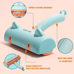 Balle anti-<span class=keywords><strong>poils</strong></span> <span class=keywords><strong>pour</strong></span> animaux de compagnie réutilisable personnalisée |   Rouleau anti-peluche portable multi-surfaces <span class=keywords><strong>pour</strong></span> <span class=keywords><strong>les</strong></span> <span class=keywords><strong>poils</strong></span> de chat et de chien <span class=keywords><strong>sur</strong></span> <span class=keywords><strong>les</strong></span> vêtements et la literie - Product Image 5