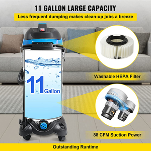 <span class=keywords><strong>Aspirateur</strong></span> Industriel Électrique Eau et Poussière à Cyclone 60L 1400W pour Voiture, <span class=keywords><strong>Extérieur</strong></span>, Hôtel, Garage – Installation avec ou <span class=keywords><strong>Sans</strong></span> <span class=keywords><strong>Sac</strong></span> – <span class=keywords><strong>Aspirateur</strong></span> Tambour - Product Image 6