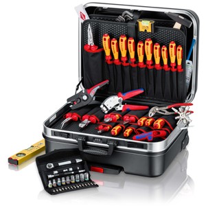 ElettroPlus Big Basic Move - Estuche de Herramientas con 80 Piezas, Organizador Profesional para Reparaciones del Hogar y del Automóvil - Product Image 1