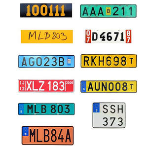 Placa de Matrícula Personalizada de Metal para Sublimación, Placa de Matrícula de Metal de Suecia, Directo de Fábrica - Product Image 5