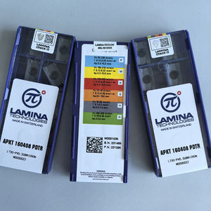 APKT160408 PDTR LT30 PVD Coated OEM CNC <b>Square</b> Laminas Inserts Turning Lathe <b>Tools</b> HRC45-55 3-Year Warranty Made in China Stock - Product Image 2