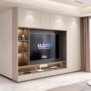 Meuble de projection laser TV LED moderne de luxe avec design mural pour salon et hôtel - Product Image 1