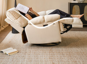 Sillón Reclinable para Sala de Estar, Silla de Masaje Reclinable <span class=keywords><strong>Manual</strong></span>, Sofá Cama con Calefacción y Función de Balanceo - Product Image 3