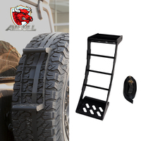 Ambull Factory Pièces détachées automobiles tout-terrain Support universel pour pneu de secours avec corde de reliure pour camion Suv Climb