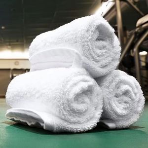 Toallas Utopia de Algodón Blanco, Paquete de 24 Toallitas para Manos, de Fibra Anillada, Calidad Premium, Secado Rápido, Altamente Absorbentes - Product Image 4