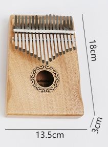 Kalimba 17 touches en bois pouce doigt Piano Instrument de musique Mbira <span class=keywords><strong>Sanza</strong></span> Kalimba acoustique - Product Image 5
