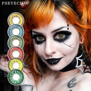 Lentes de Contacto de Color Pseyeche Dolly, Lentes de Contacto de Color Diablo para Cosplay, Lentillas de Color para Halloween - Product Image 1